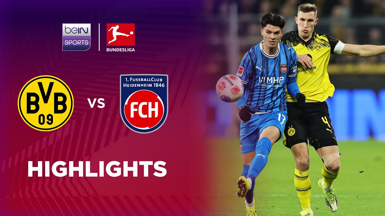 Borussia Dortmund 3-2 FC Heidenheim | Bundesliga 25/26 Match Highlights