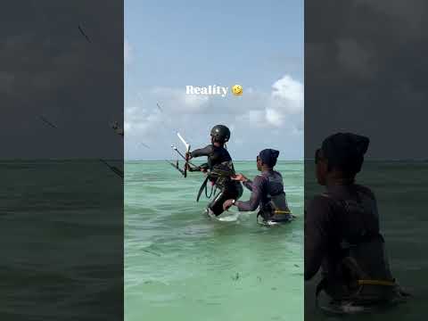 Kite Surfing in Zanzibar 🌊 | Expectation vs Reality(Paje Beach)