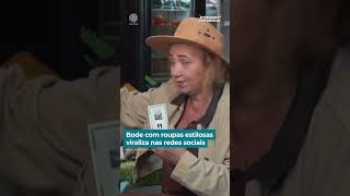 José, o bode estiloso que virou celebridade no Ceará com looks que conquistaram fãs.