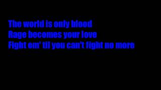 Anthrax-Fight Em&#39; til You Can&#39;t-Lyrics