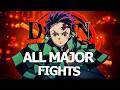 All Major Demon Slayer Fights Pre Infinity Castle Arc