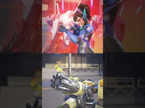 Dva and Bastion interaction - Overwatch 2