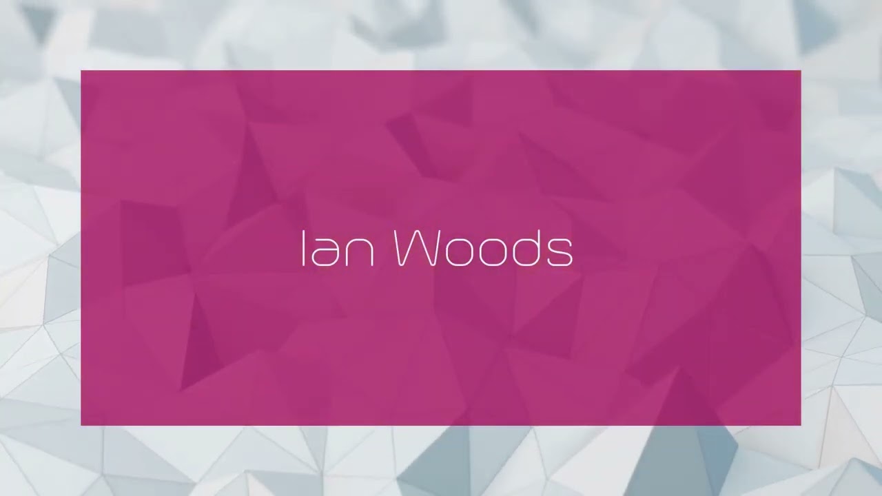 Ian Woods - appearance