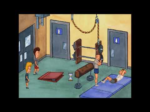 Beavis and Butt-Head in 'Virtual Stupidity' Demo (1995 PC Game)