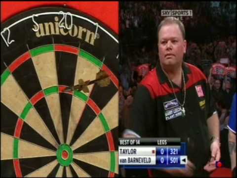 Premier League Darts 2008 - Week 11 - Phil Taylor v Raymond van Barneveld pt. 1