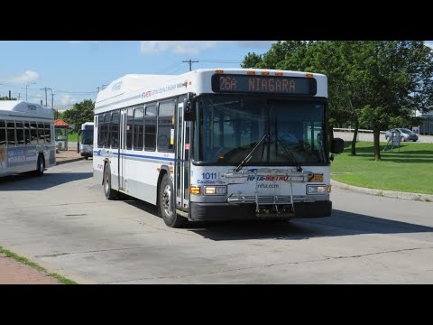 NFTA Metro Ride Route 67A Inbound Bus 1011 - 2010  Gillig Hybrid