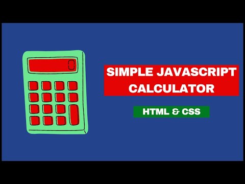 Simple Javascript Calculator Using Vanilla Javascript