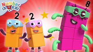 Octonaughty and the Terrible Twos | Numberblocks Trouble! 1 hour Compilation of Learn to Count