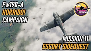 Fw 190 Anton Horrido Campaign | 11 Escort Sidequest | DCS #4k