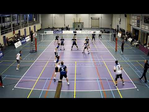 beker 1/4 finale VoCASA H1 -Sliedrecht H1 (compilatie rallys, 60 seconden) 8 febr 2023