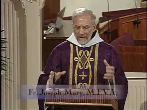 Homilia 2012-04-02 - el P Joseph Mary MFVA - Lunes de Semana Santa
