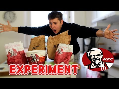 Eine Woche nur KFC ESSEN! 😱🍗 - SELBSTEXPERIMENT (NIE WIEDER😒)