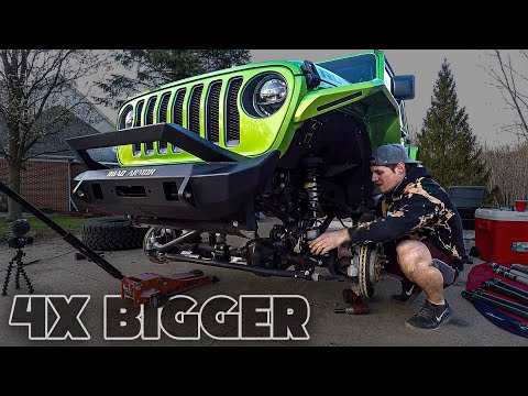 This LIFT KIT made my Jeep absolutely MASSIVE!!