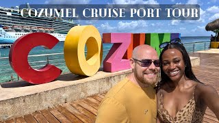 Watch this BEFORE you visit Cozumel Cruise Port | WALKING TOUR 