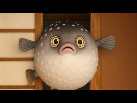 Fugu Fish Cooking video about pufferfish