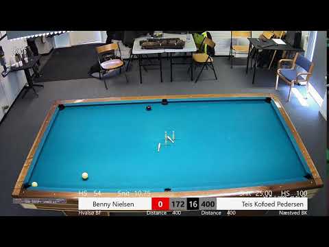 Keglebillard - Serie 1 Øst - Næstved 2 mod Hvalsø BF