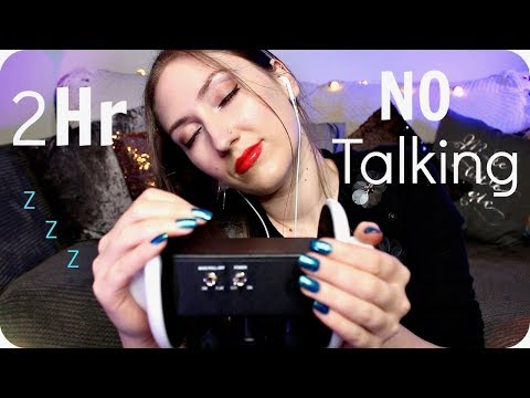 ASMR Lotion & Oil Ear Massage (NO TALKING) Varied w/ Gel Pads for Extra Tingles ❤️ 2 HOUR Relaxation Video