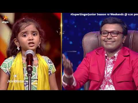 எங்க தலைவிக்கு தில்ல பாத்தீங்களா..😆 #SriVarshini | A.R. Rahman Hits | Super Singer Junior 10 | Promo