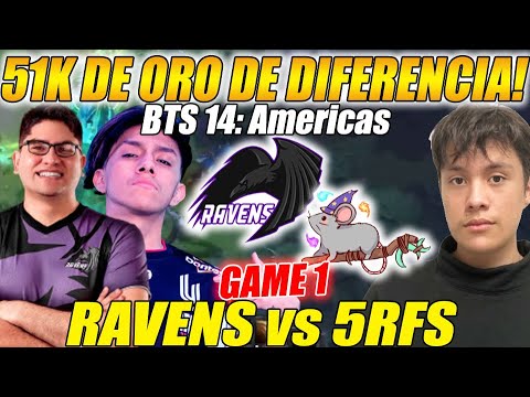 😲51K DE ORO DE DIFERENCIA!😲🟣RAVENS vs 5RFS 🟠[game1/bo2] BTS 13 AMÉRICAS | DOTA 2