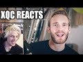 xQc Reacts To PewDiePie — Congratulations | with Chat!