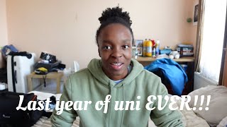 Final year of University ever! | schedule breakdown