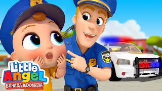 Download lagu Police Officer Pretend Play! 🚓 | Rescue Heroes Songs | Little Angel Kids Songs & Nursery Rhymes mp3