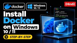 Install Docker on Windows 10/11 | Step-by-Step (Hindi)