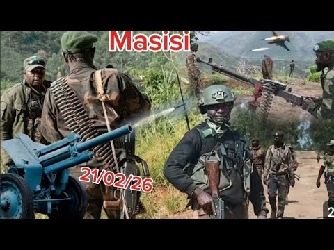 🔥21/02/25 MASISI: WAZALENDO DISPLACE RWANDAN M23 REBELS IN NKOKWE — EXPLOSIVE FIGHTING UNDERWAY