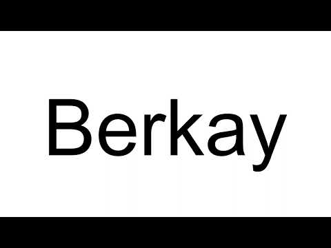 How to Pronounce Berkay (Turkish)