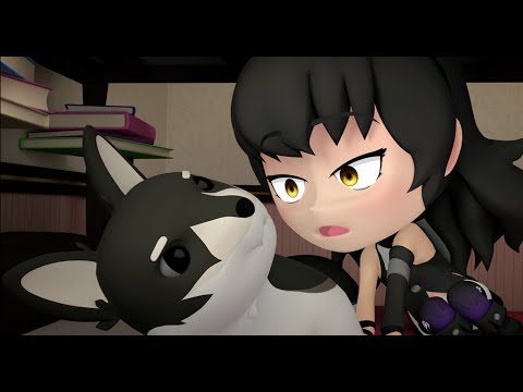 BLAKE AND ZWEI GET ALONG! RWBY Chibi: Episodes 13 and 14 reaction