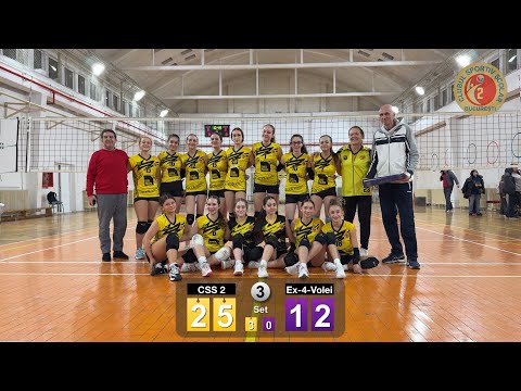 #DOARVOLEI U15 CAMPIONAT NATIONAL FEMININ CSS2 CAN&POWER BUCURESTI vs ACS EX 4 VOLEI BUCURESTI