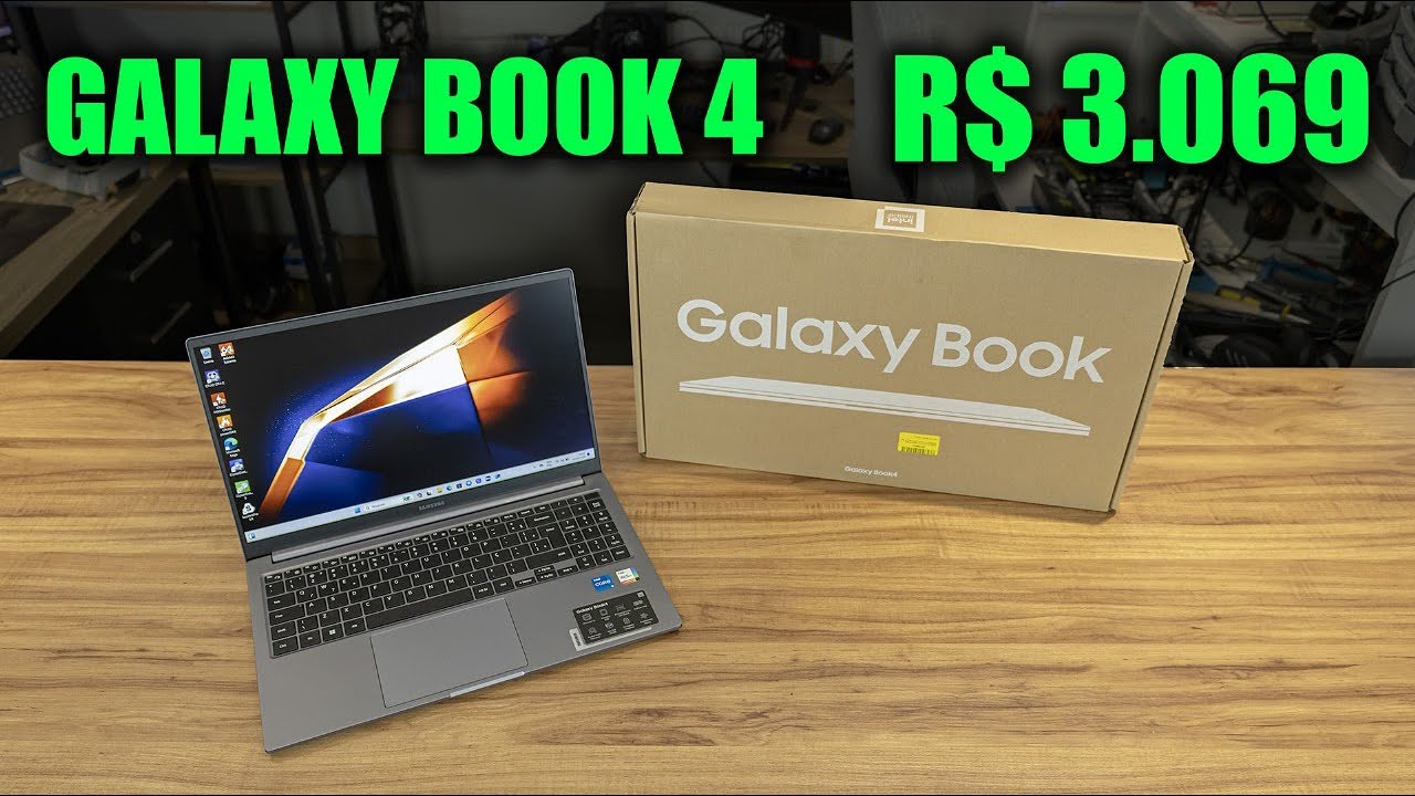 COMPREI O NOTEBOOK MAIS CUSTO BENEFÍCIO DA SAMSUNG: GALAXY BOOK 4. ANÁLISE COMPLETA!