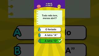 O que é o que é? Responda se divertindo essas charadas #quiz #divertido