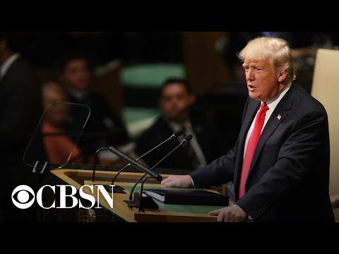 Watch live: President Trump addresses United Nations General Assembly Video