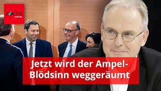 Von wegen lahmer Merz! Hier räumt er den Blödsinn der Ampel weg