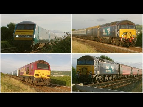 Prestatyn 23.6.2016 - DRS 57301 & 57310 on 3 Peaks by Rail Challenge & 67008 on Manchester WAG