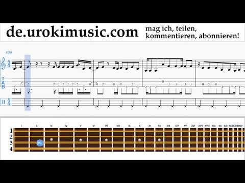 Mandoline Tutorial Shakira - Me Enamoré Noten Lernen Teil#2 um-i995