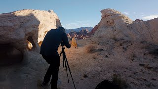 A quiet afternoon of landscape photography in Valley of Fire, Nevada