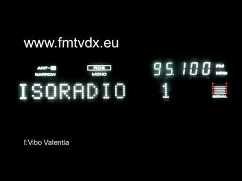 FM DX sporadic E Italy Vibo Valentia ISORADIO 95.1 MHz
