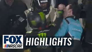 Видео: Наскар возачи се степаа по судир на трката