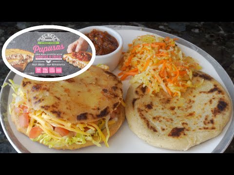 Del Real Foods Pupusas from Costco 🤤 Salvadoran Curtido Recipe + Gorditas Hack [ASMR]