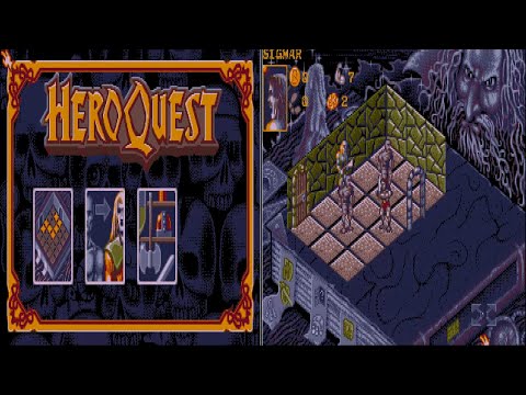 ATARI ST Hero Quest Extension Pack Court of the Witchlord Datadisk Hart HEROQUEST Gremlin cr Alien