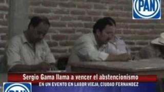 SERGIO GAMA LLAMA A VENCER EL ABSTENCIONISMO