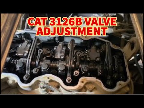 Caterpillar 3126B Valve Adjustment