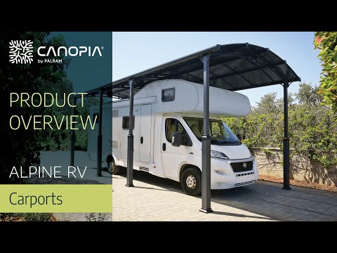 Carport Canopia by Palram Alpine I Metall För Husbil 3,6x8,5 m