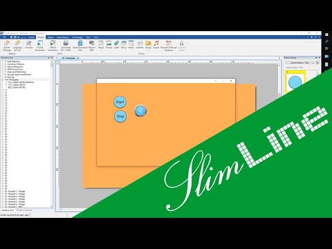 Utilizzare SlimLine - Collegamento a un HMI