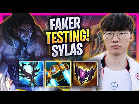FAKER TESTING SYLAS IN KOREA SOLOQ! - T1 Faker Plays Sylas MID vs Hwei! | Season 2025