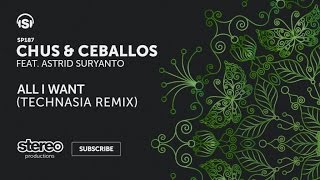 Chus & Ceballos Ft. Astrid Suryanto - All I Want - Technasia Remix