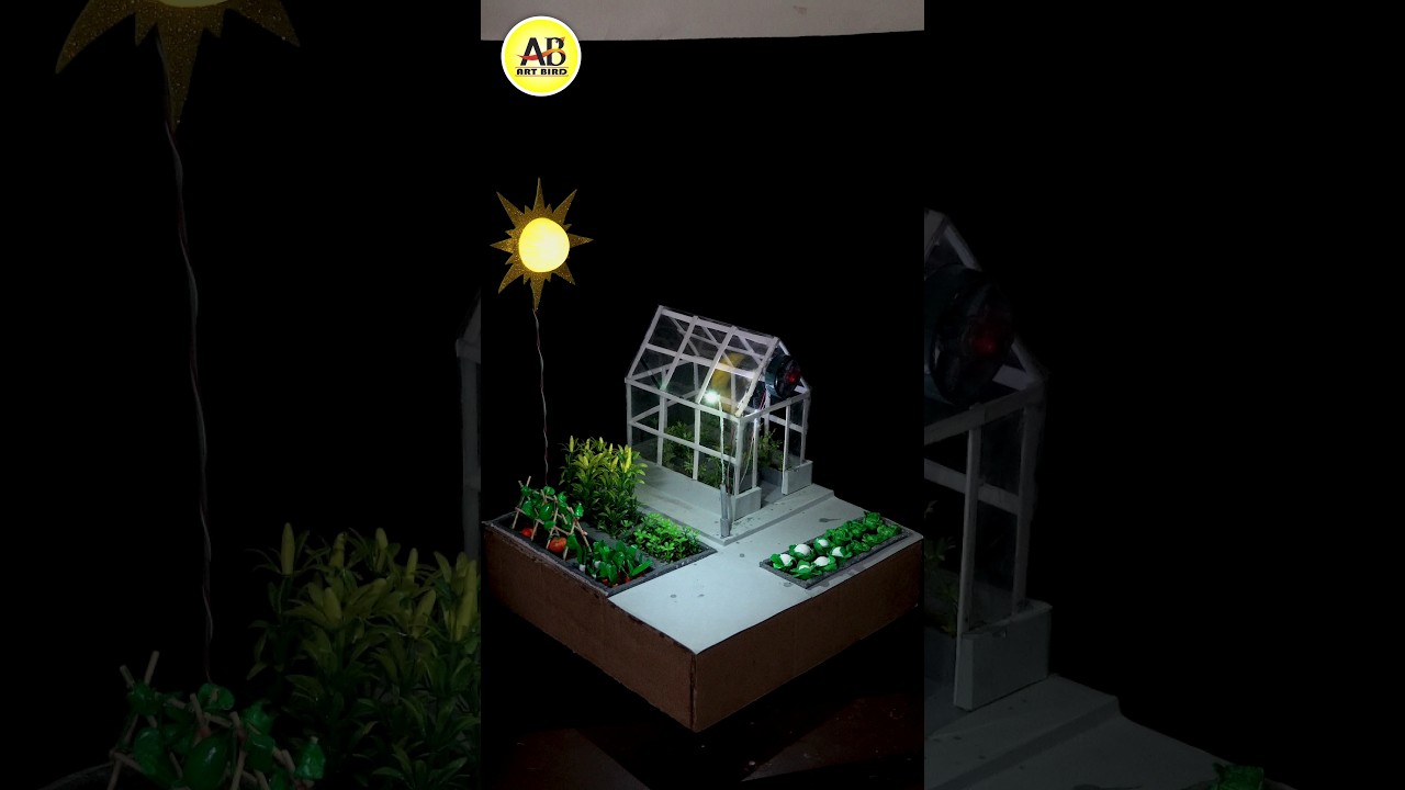 greenhouse farming model for science exhibition