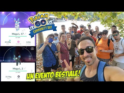COMMUNITY DAY EEVEE A MILANO! PIU' DI 50 SHINY? POKEMON GO ITA